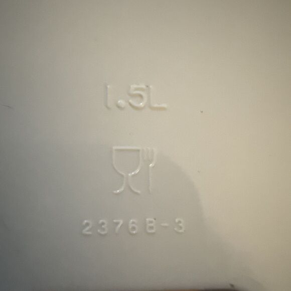 Tupperware Candy Holder Storage Container #2376A-3 #2603A-1 White Blue Rare Set - Picture 7 of 7